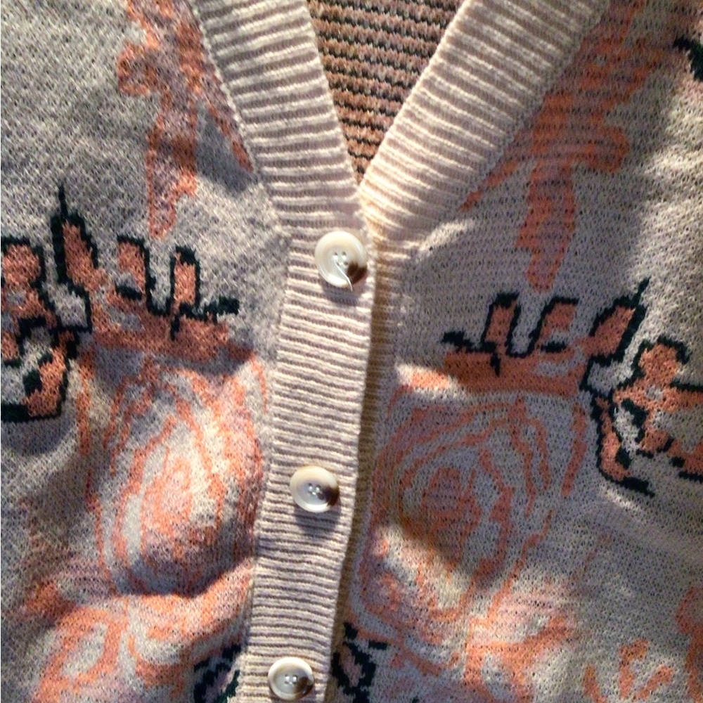 NEW Boho peach 🍑 Magnolia cardigan - Picture 7 of 10